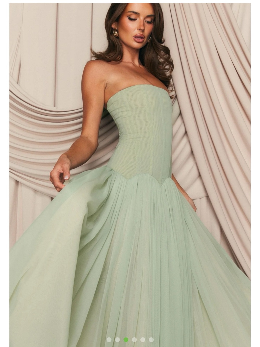 Magic Muse Maxi Dress Mint - Picture 4 of 6